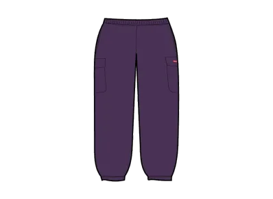 Supreme Small Box Cargo Sweatpant "Dark Purple"