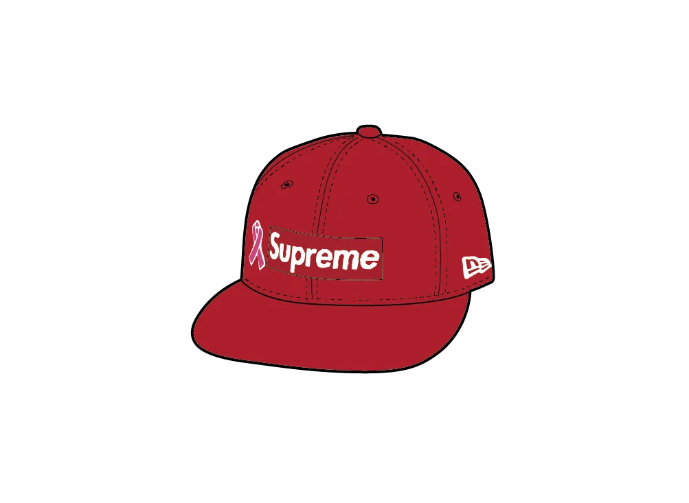 Supreme Breast Cancer Awareness Box Logo New Era 