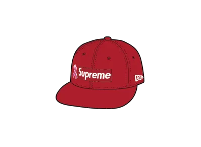 Supreme Breast Cancer Awareness Box Logo New Era "Red"