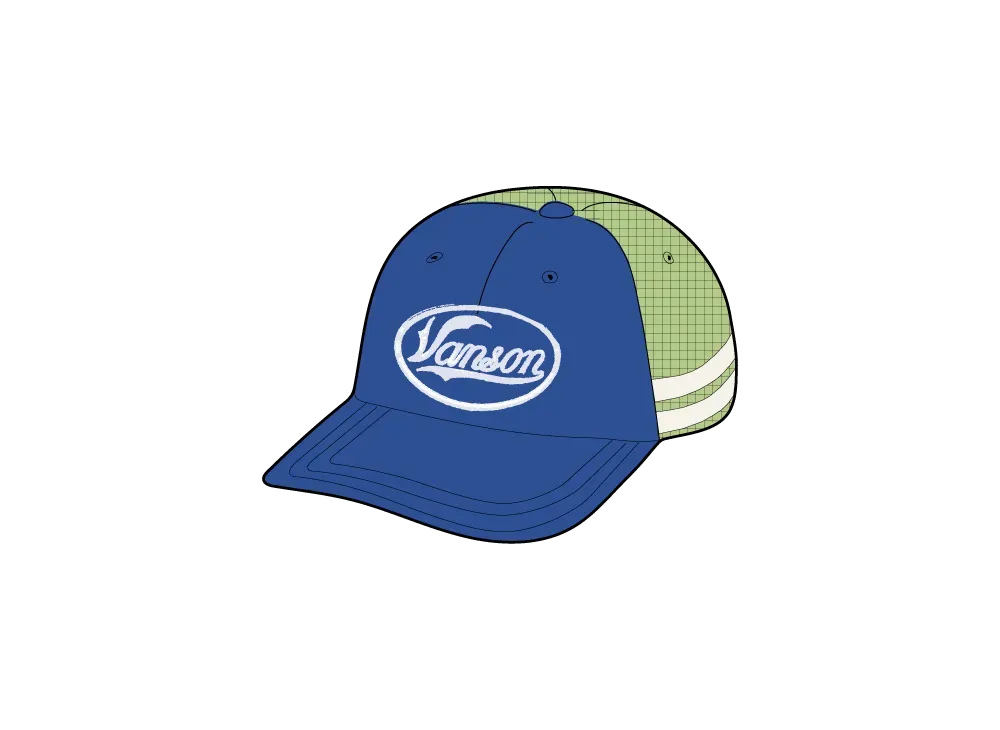 Supreme x Vanson Leathers Mesh Back 6-Panel "Royal"