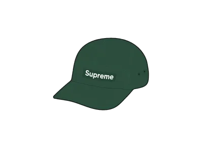 Supreme Washed Chino Twill Camp Cap (25FW) "Pine"
