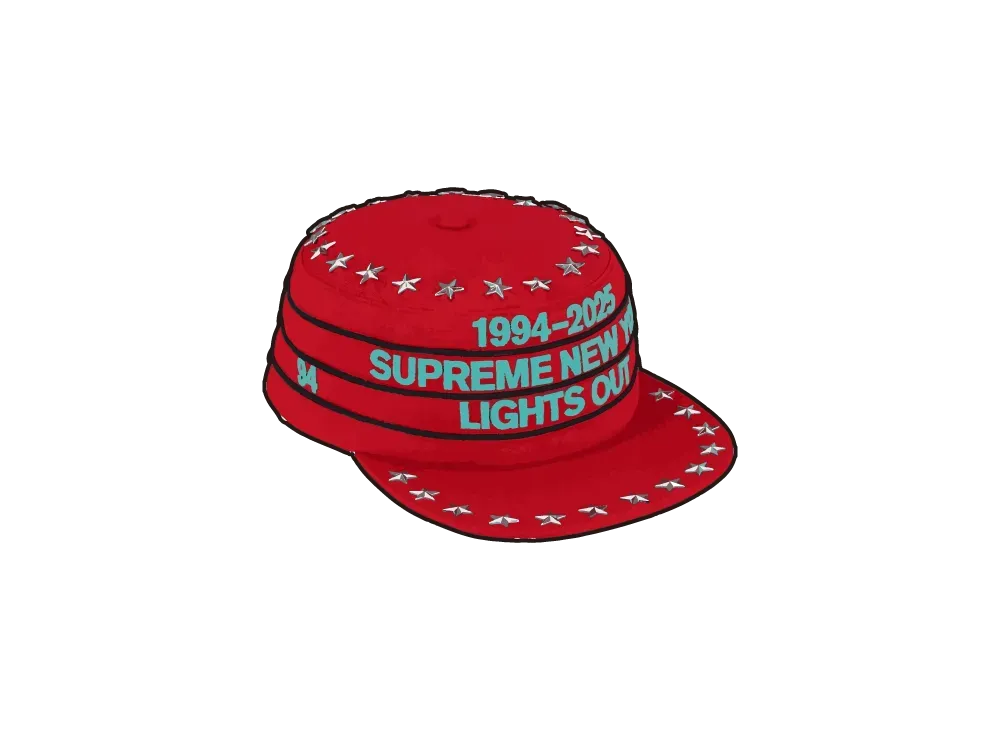 Supreme Stars Studded Pillbox Hat キャップ 赤 Supreme Stars Studded Pillbox Rad FW25 - メルカリ