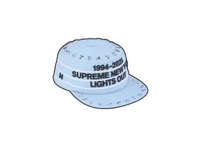Supreme Stars Studded Pillbox Hat "Light Blue"