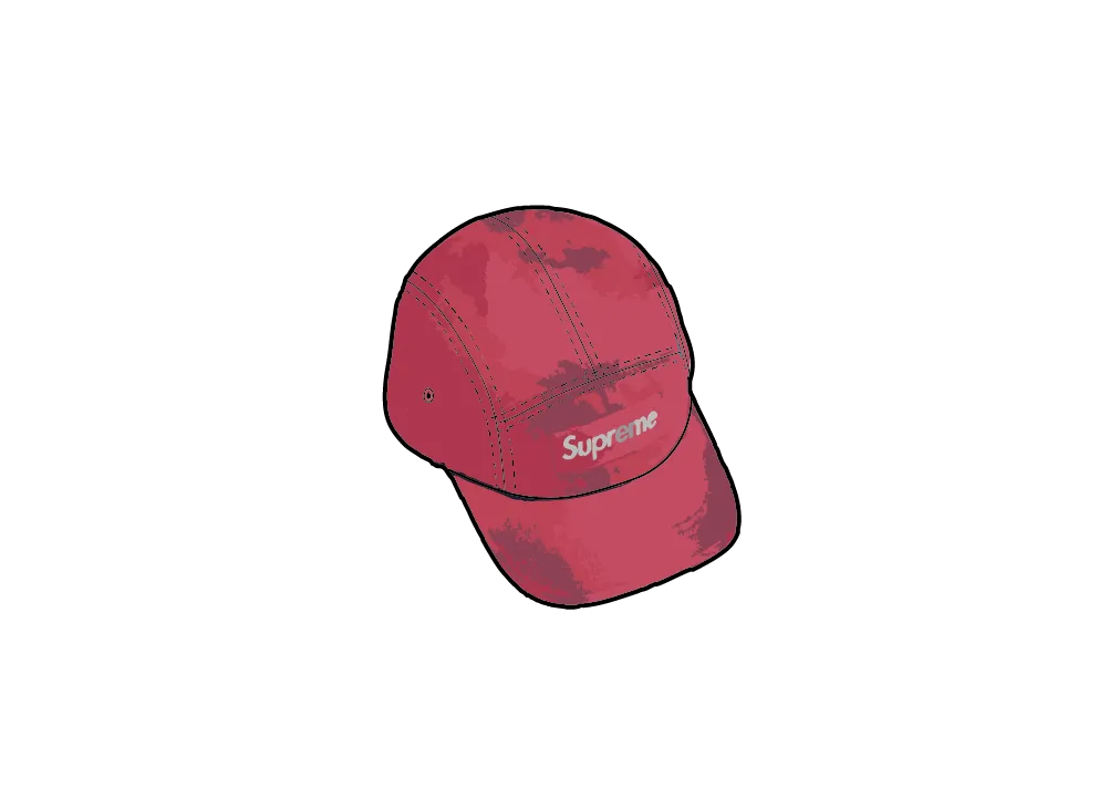 Supreme Overdyed Camp Cap 