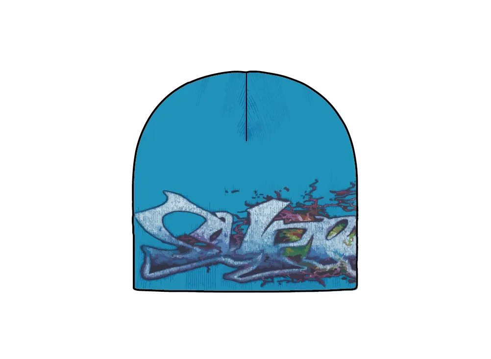 Supreme Tag Beanie "Cyan"
