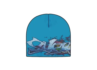 Supreme Tag Beanie "Cyan"