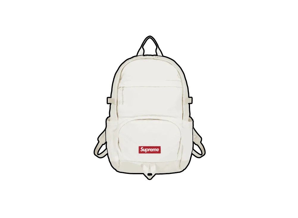 Supreme Denim Backpack "White"