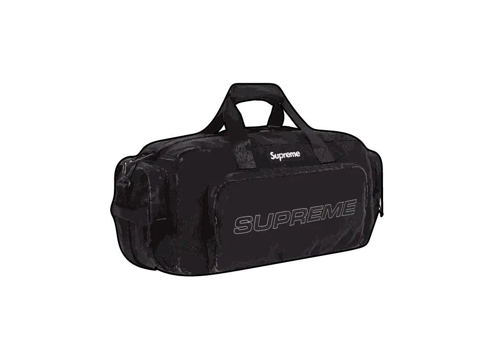 Supreme Denim Duffle Bag "Black"