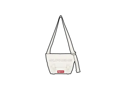 Supreme Denim Messenger Bag "White"