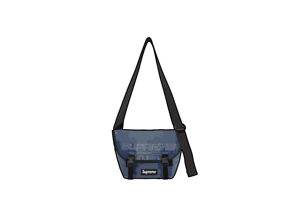 Supreme Denim Messenger Bag "Washed Indigo"