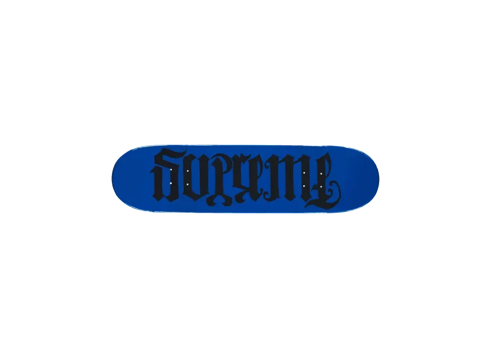 Supreme Ambigram Skateboard "Blue"