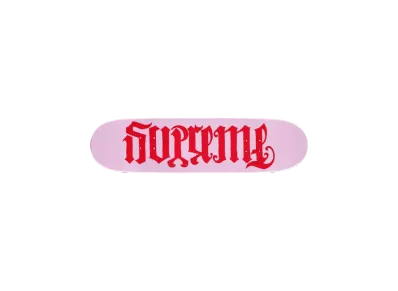 Supreme Ambigram Skateboard "Pink"
