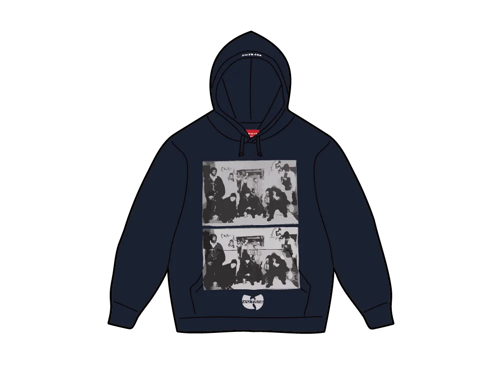 Supreme x Wu-Tang Clan Hooded Sweatshirt "Navy"