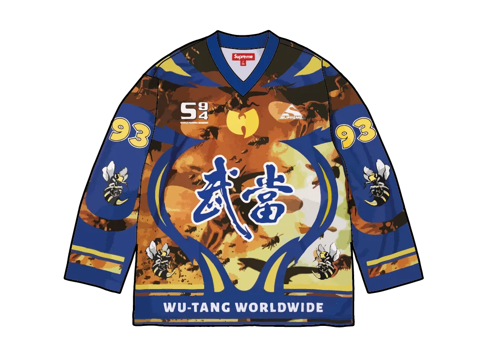 Supreme x Wu-Tang Clan Hockey Jersey 