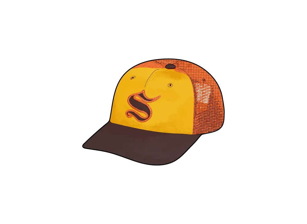 Supreme Contrast S Mesh Back 6-Panel "Brown"