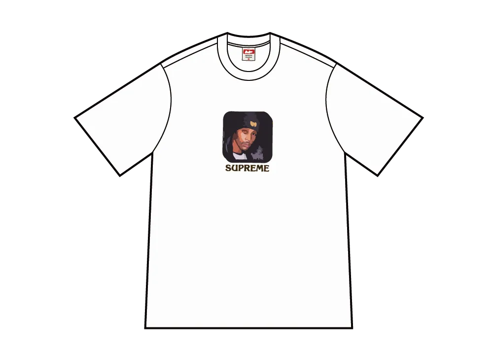 シュプリーム x ウータンクラン RZA Tシャツ "ホワイト"