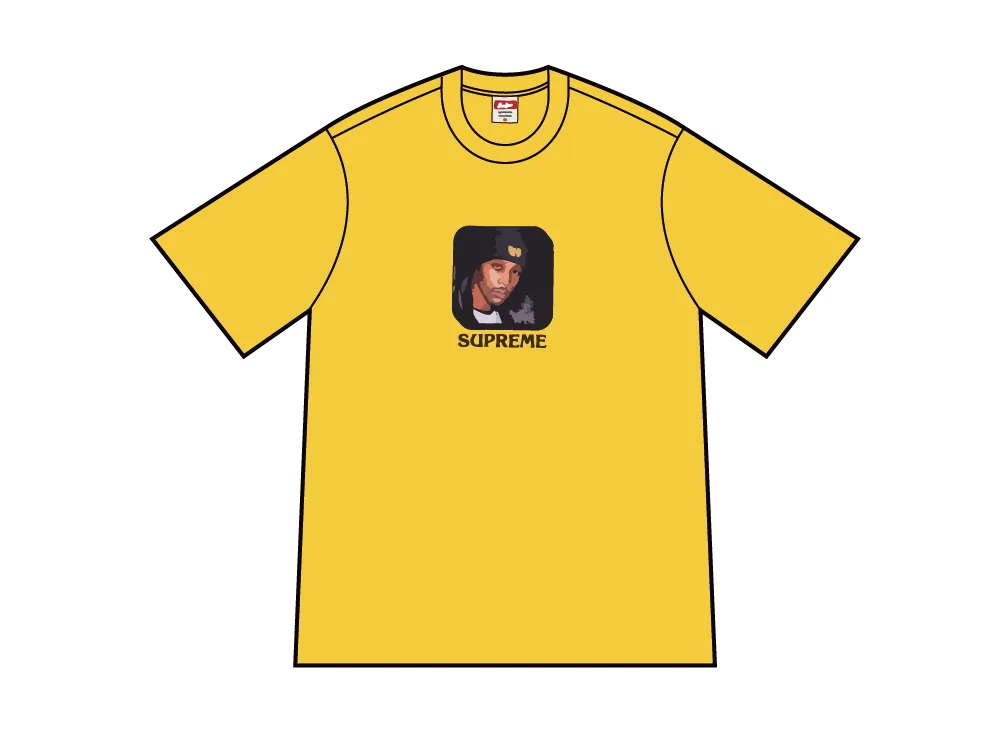 シュプリーム x ウータンクラン RZA Tシャツ "イエロー"