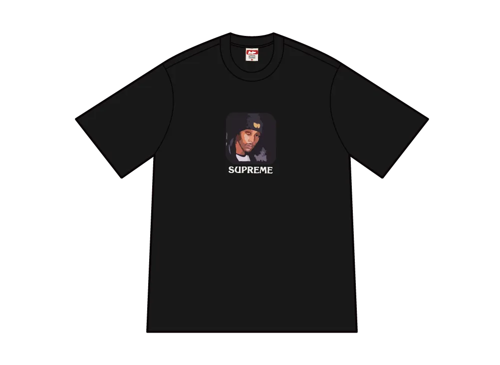 シュプリーム x ウータンクラン RZA Tシャツ "ブラック"