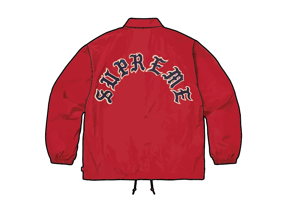 Supreme Old English Arc Coaches Jacket 