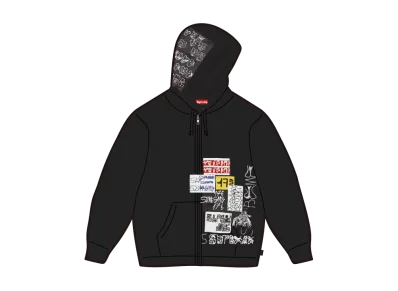 Supreme 176 Zip Up Hooded Sweatshirt "Black"