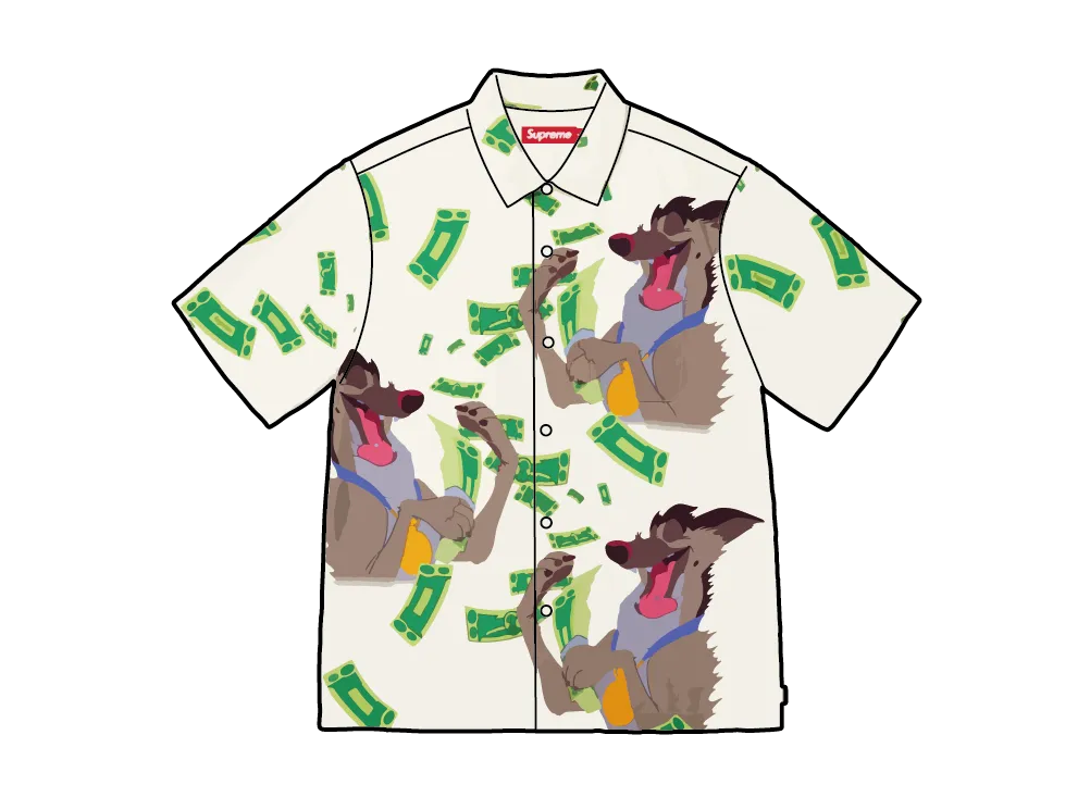 Supreme All Dogs Go To Heaven S/S Shirt "White"