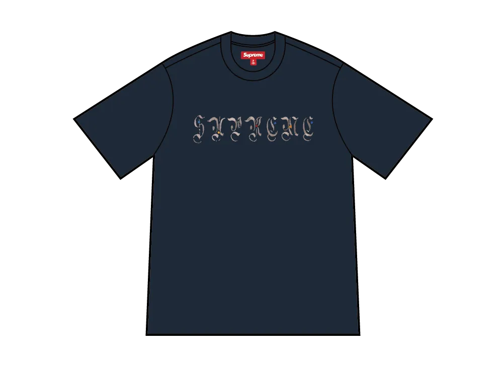 Supreme AOI Gems S/S Top "Navy"