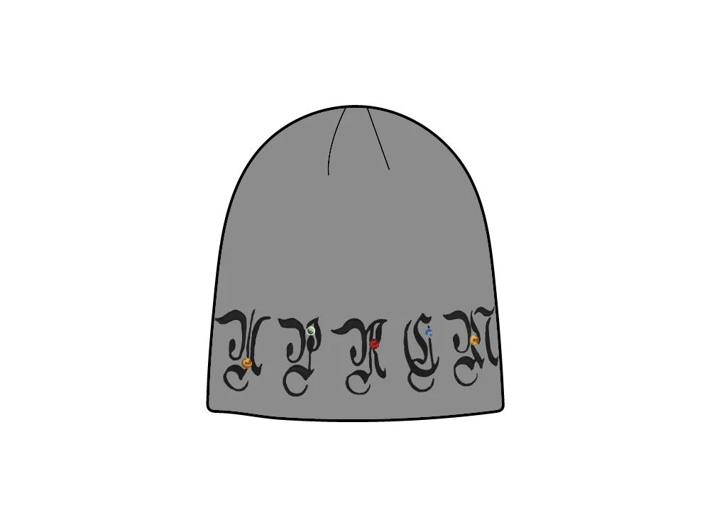 シュプリーム 21AW AOI Icons Beanie グレー刺繍 Supreme(シュプリーム