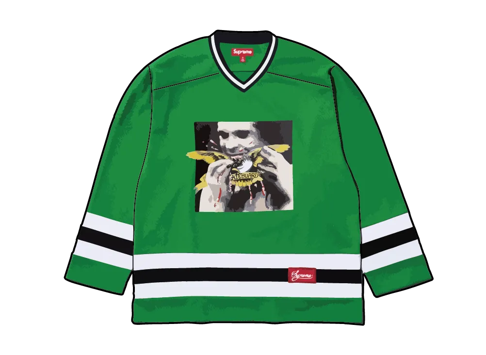 Supreme x ANTIHERO Ozzy Hockey Jersey "Green"