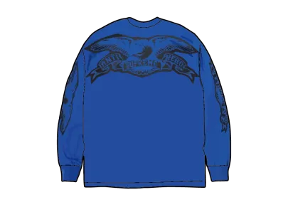 Supreme x ANTIHERO Eagle L/S Tee "Blue"