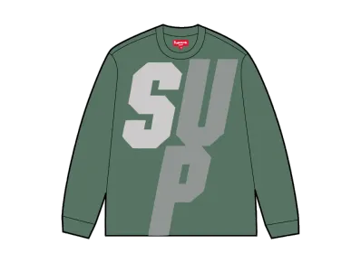 Supreme Reflective L/S Top "Green"