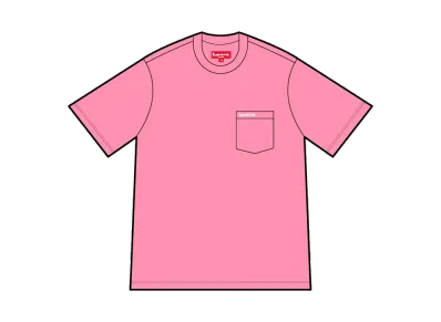 Supreme S/S Pocket Tee "Pink"