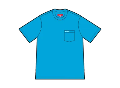 Supreme S/S Pocket Tee "Light Blue"