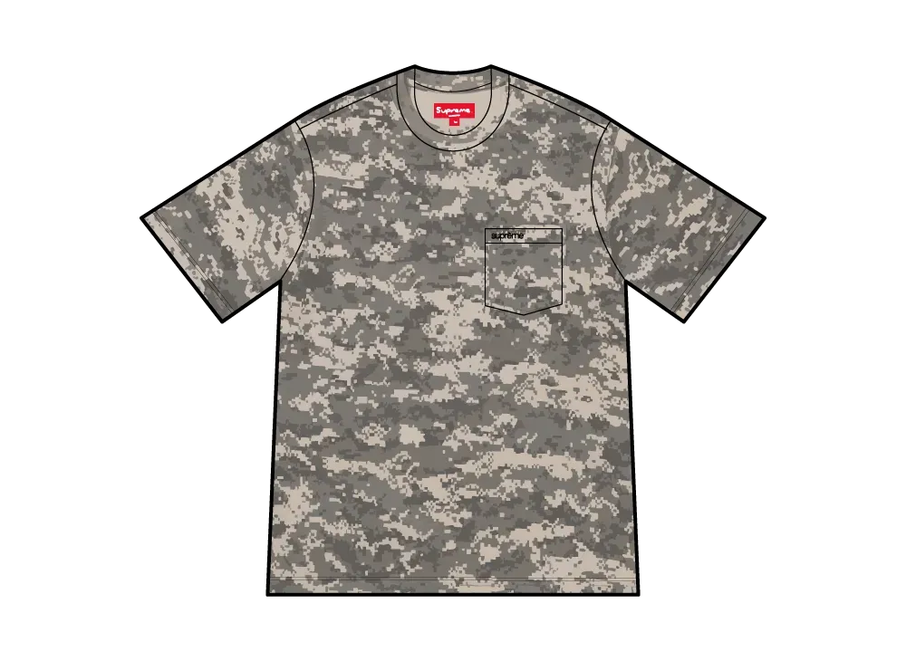 Supreme S/S Pocket Tee "Camo"