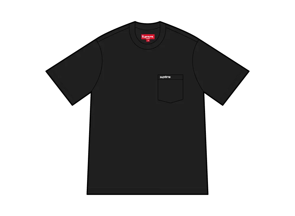 シュプリーム S/S ポケット Tシャツ "ブラック"