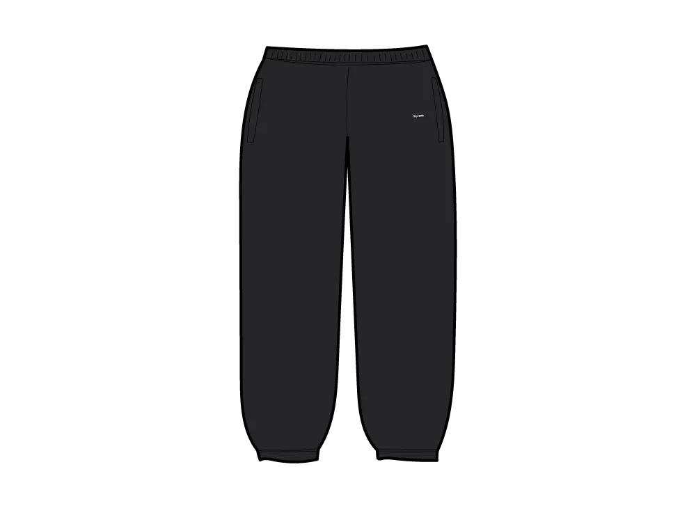 シュプリーム スモール ボックス スウェットパンツ "ブラック"