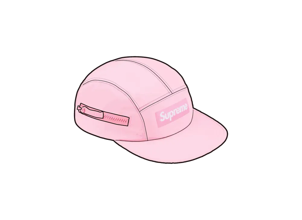 Supreme GORE-TEX Zip Pocket Camp Cap "Light Pink"