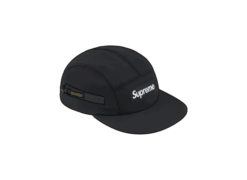 シュプリーム ゴアテックス ジップ ポケット キャンプ キャップ "ブラック"