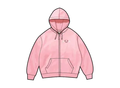 Supreme x True Religion Zip Up Hooded Sweatshirt "Pink"