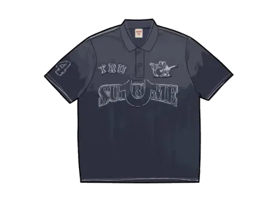 Supreme x True Religion Applique Polo "Navy"