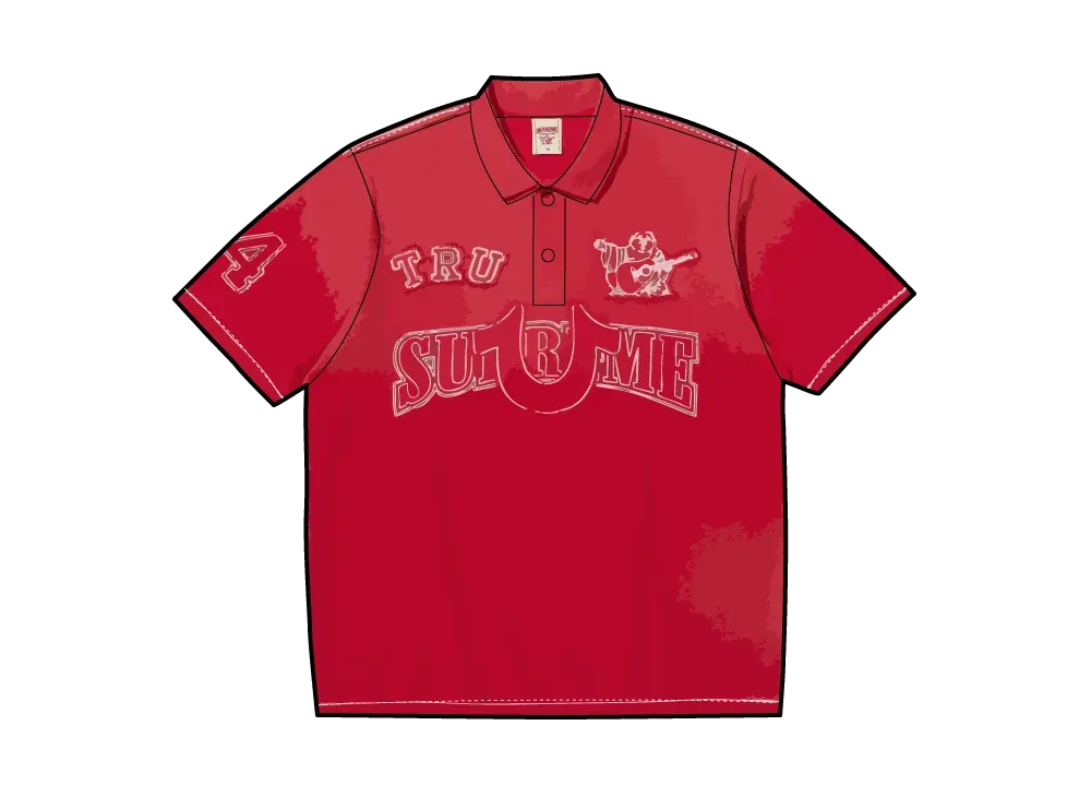Supreme x True Religion Applique Polo 