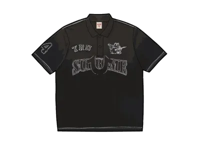 Supreme x True Religion Applique Polo "Black"