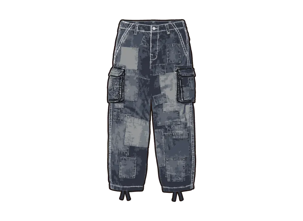 Supreme x True Religion Patchwork Cargo Pant 