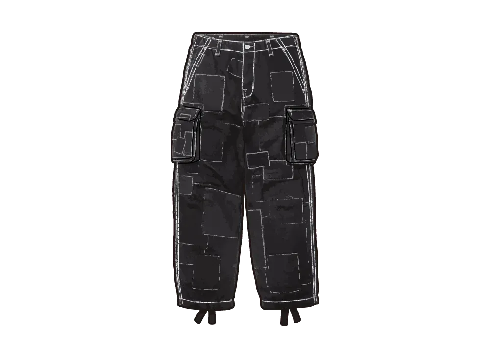 Supreme x True Religion Patchwork Cargo Pant "Black"