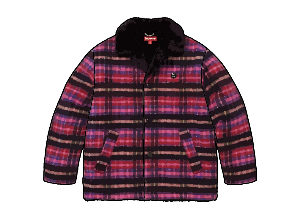Supreme Plaid Car Coat 