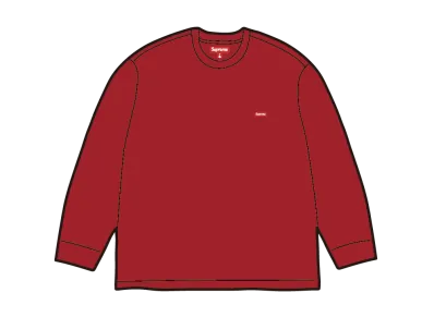 Supreme Small Box L/S Tee "Red"