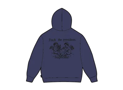 Supreme President Hooded Sweatshirt "Purple"