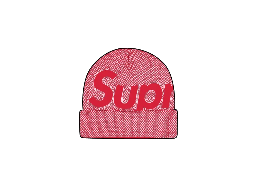 Supreme Studded Knockout Big Logo Beanie 
