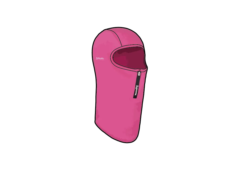 Supreme Polartec Zip Balaclava "Fuchsia"