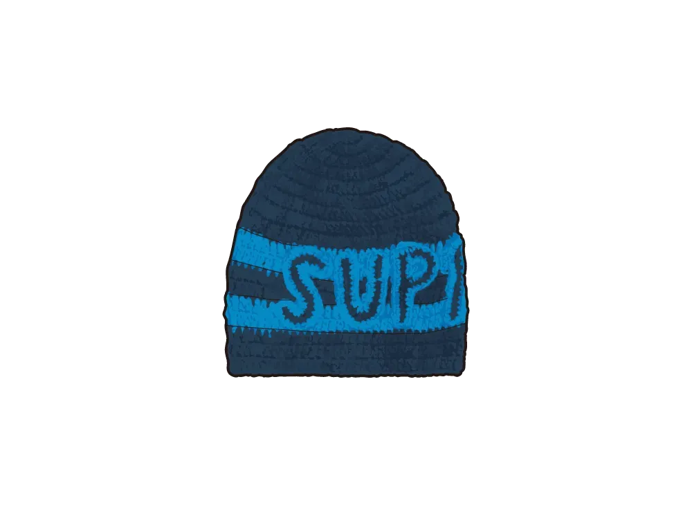 Supreme Crochet Logo Beanie 