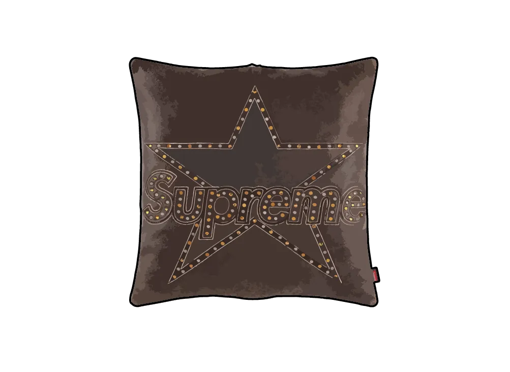 Supreme x B.B. Simon Vanson Leathers Pillow "Brown"